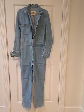 Lee Union-Alls Women's Light Blue Denim Jumpsuit Coverall